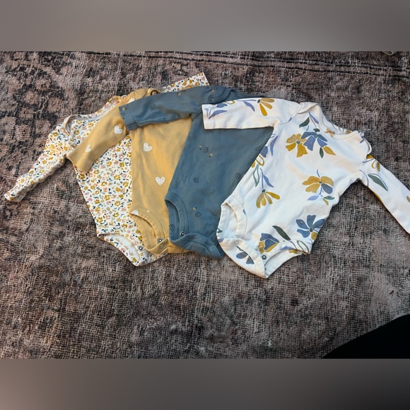 Carter's Other - Carter’s Long Sleeve Onesie Bundle 3 Month